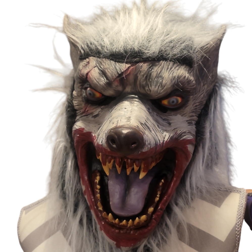 Spooky Werewolf Adult Halloween Mask 🎃